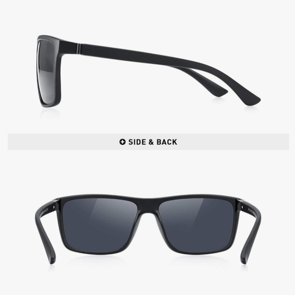 Rectangular Polarized Sports Sunglasses forMen Women Cycling Driving Fishing UV - Picture 5 of 7